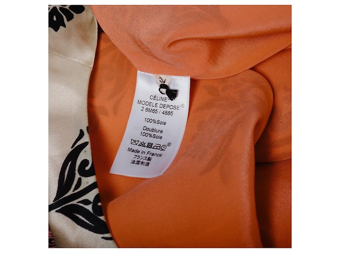Céline Multicolor Seidenprintkleid Mehrfarben - Ansicht 12