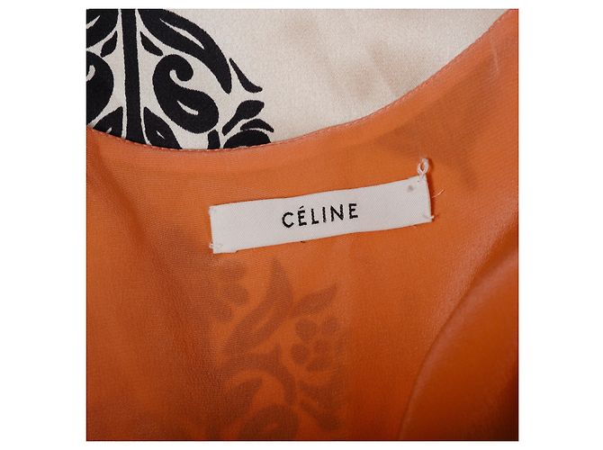 Céline Multicolor Seidenprintkleid Mehrfarben - Ansicht 13