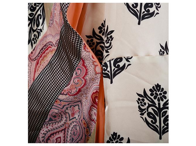 Céline Multicolor Seidenprintkleid Mehrfarben - Ansicht 5