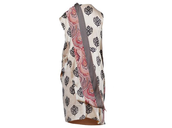 Céline Multicolor Seidenprintkleid Mehrfarben - Ansicht 6
