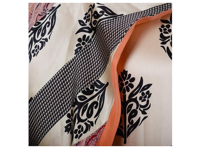 Céline Multicolor Seidenprintkleid Mehrfarben - Ansicht 8