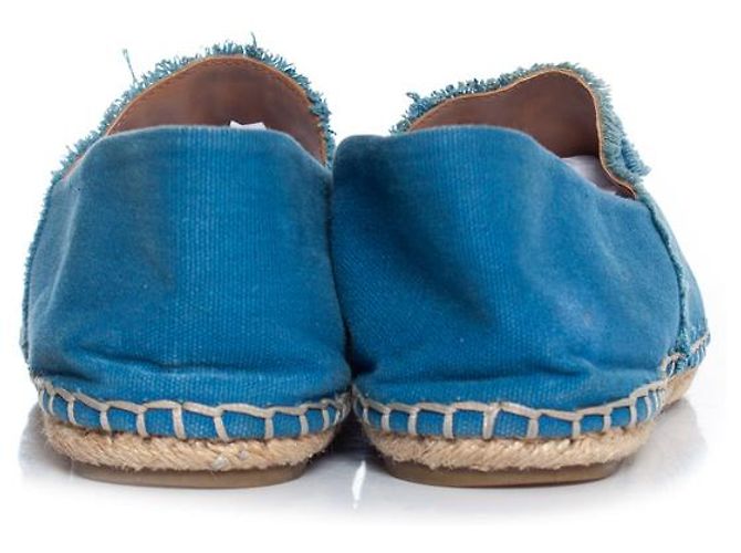 Chanel, espadrillas in tela blu - vista 7