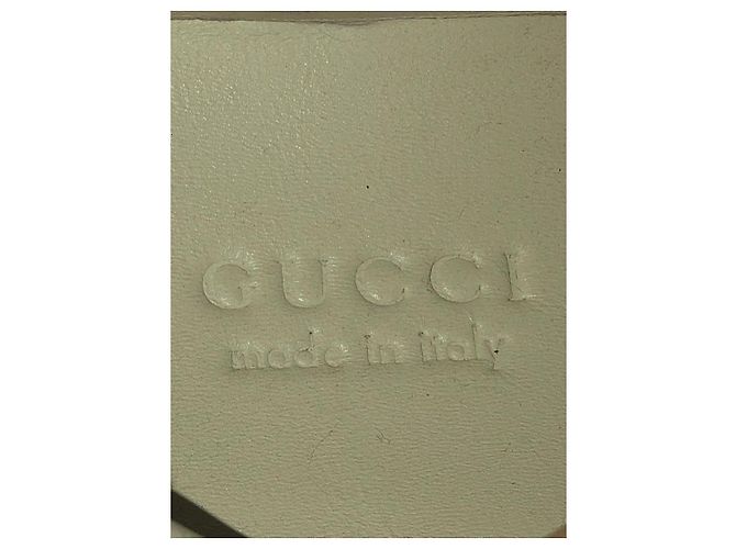 Gucci Tiger-Print-Leder-Sneaker Weiß - Ansicht 7