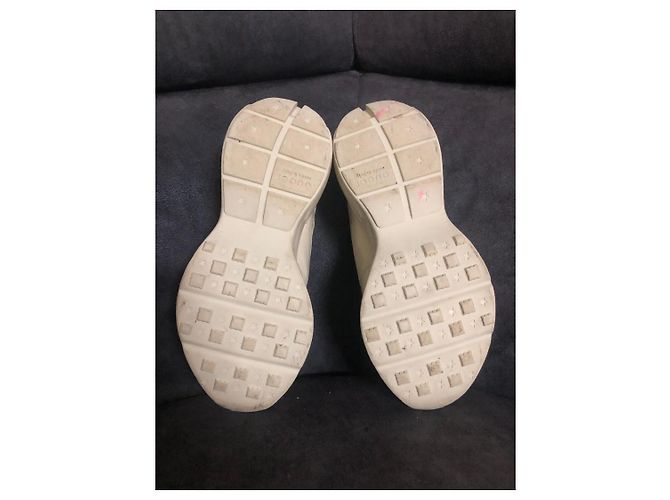 Gucci Tiger-Print-Leder-Sneaker Weiß - Ansicht 9