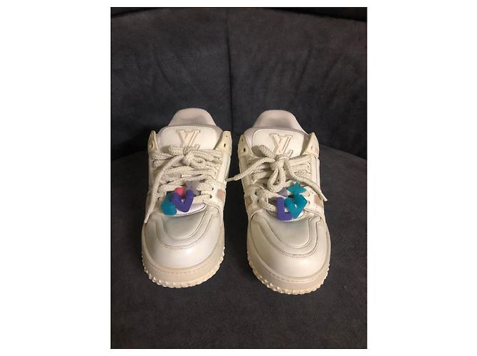 Sneakers LV Trainer Louis Vuitton Bianco - vista 3