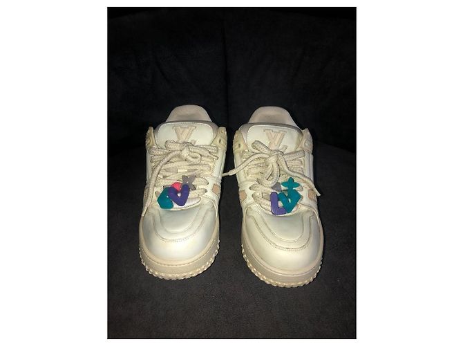 Sneakers LV Trainer Louis Vuitton Bianco - vista 4