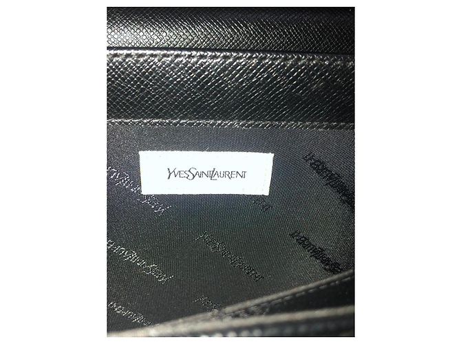 Borsa in pelle nera Yves Saint Laurent Nero - vista 11