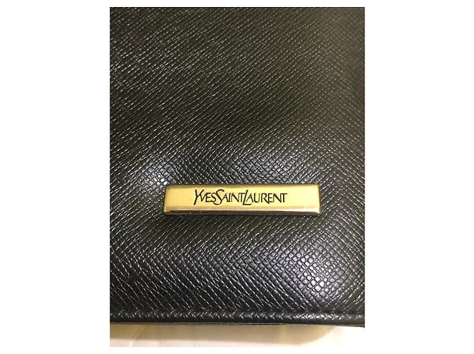 Borsa in pelle nera Yves Saint Laurent Nero - vista 3