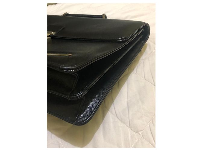 Borsa in pelle nera Yves Saint Laurent Nero - vista 4