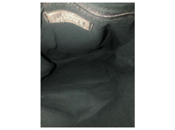 Schwarzer Leder-Rucksack mit Medusa-Logo Gianni Versace Couture - Ansicht 10