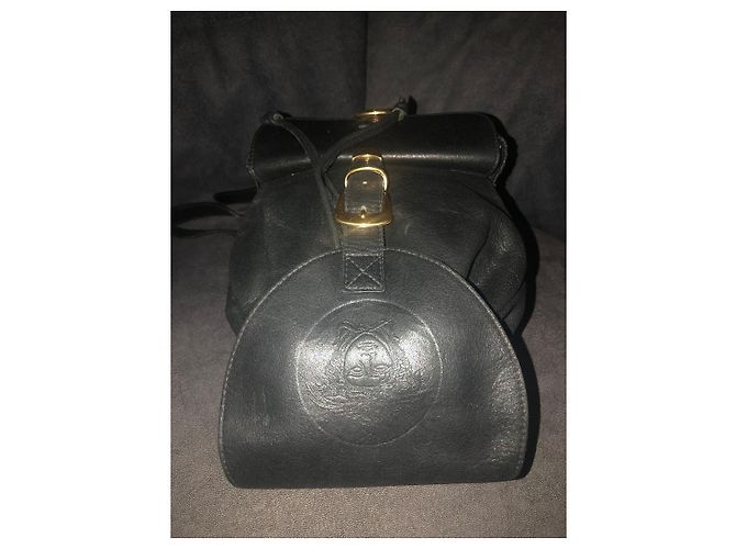 Schwarzer Leder-Rucksack mit Medusa-Logo Gianni Versace Couture - Ansicht 3