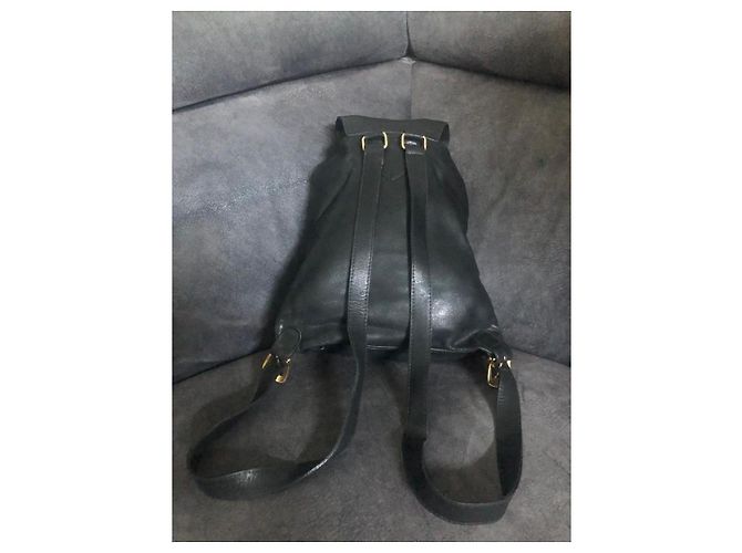 Schwarzer Leder-Rucksack mit Medusa-Logo Gianni Versace Couture - Ansicht 4