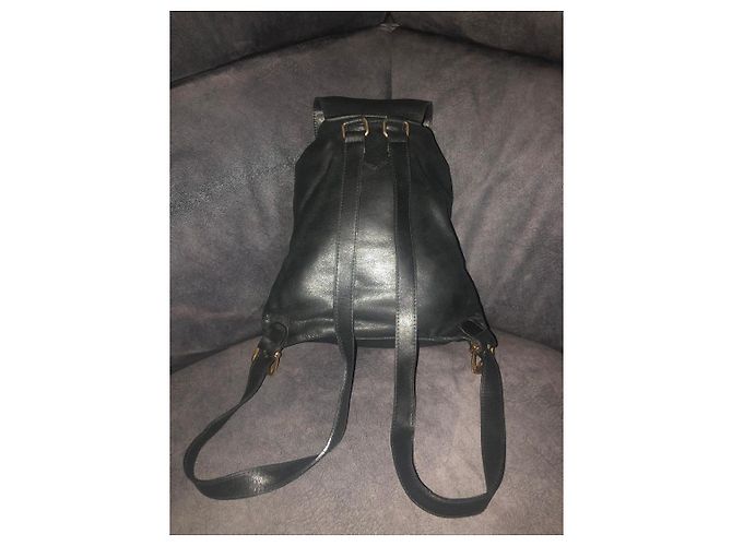 Schwarzer Leder-Rucksack mit Medusa-Logo Gianni Versace Couture - Ansicht 5