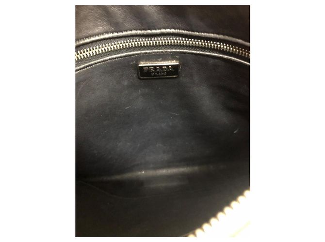 Borsa Clutch Prada Saffiano Lux Metallico - vista 3