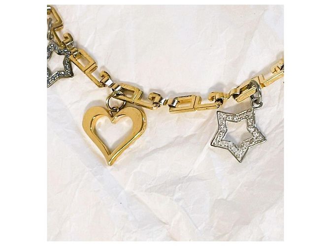 Splendida collana DOLCE & GABBANA dorata con charms portafortuna Multicolore D'oro - vista 11