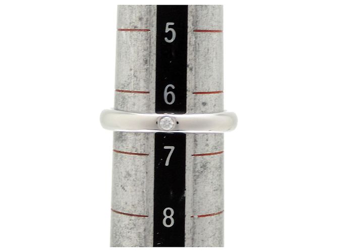 Elsa Peretti Stapelring mit Diamant von Tiffany & Co. - Ansicht 7