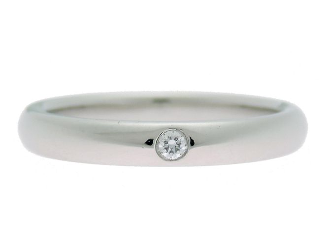 Anello in diamante da donna Tiffany & Co. Elsa Peretti impilabile - vista 4