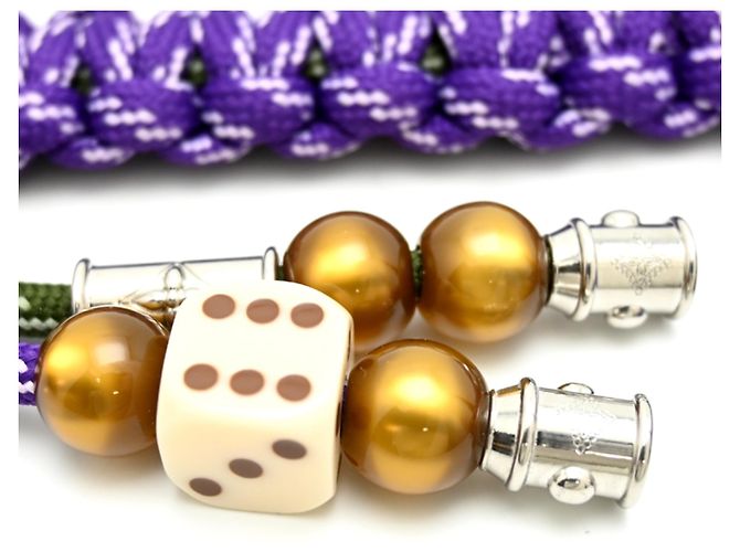 Charm LV Musketone Louis Vuitton Porpora Cachi - vista 4