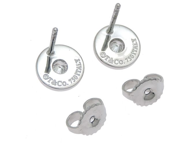 Brincos de diamante Circle 1837 da Tiffany & Co. - vista 4