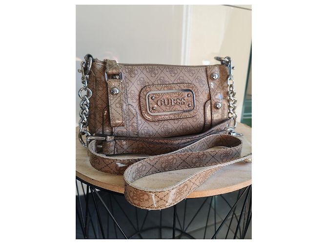 Guess Monogram Shoulder Bag - view 4