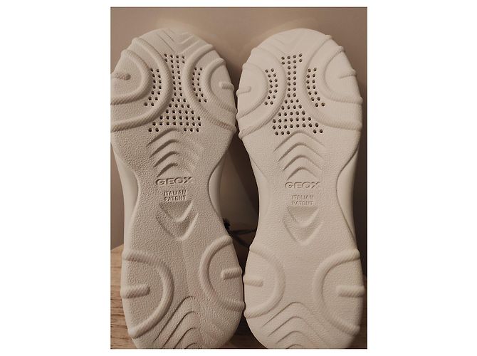 Sneakers Argento Geox con Strass Grigio - vista 5