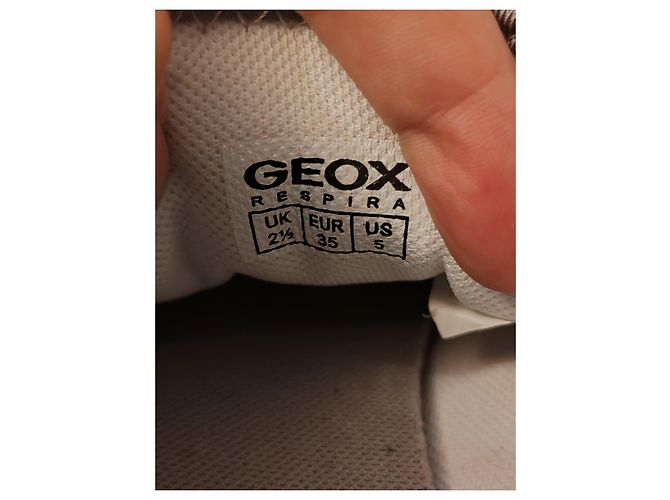 Sneakers Argento Geox con Strass Grigio - vista 7