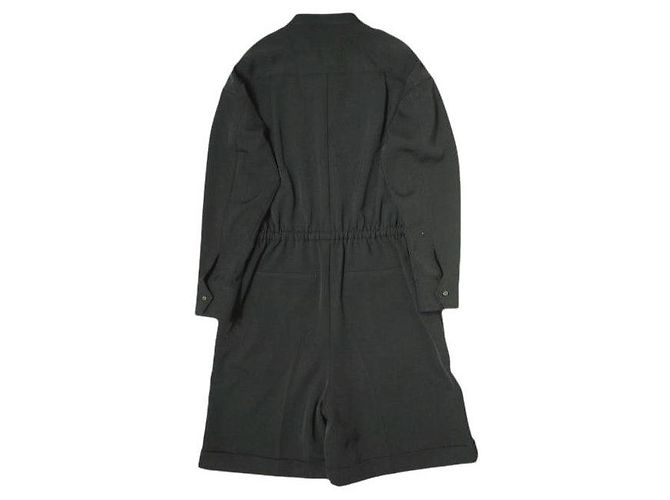 Autre Marque Halbpolyester-Jumpsuit mit geraffter Taille URBAN RESEARCH ROSSO Schwarz - Ansicht 2