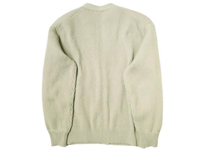 Autre Marque FREAK'S STORE 22AW V-Ausschnitt Strickjacke aus Polyester Grün Khaki - Ansicht 2