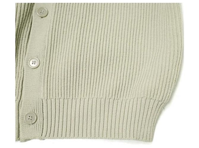 Autre Marque FREAK'S STORE 22AW V-Ausschnitt Strickjacke aus Polyester Grün Khaki - Ansicht 5