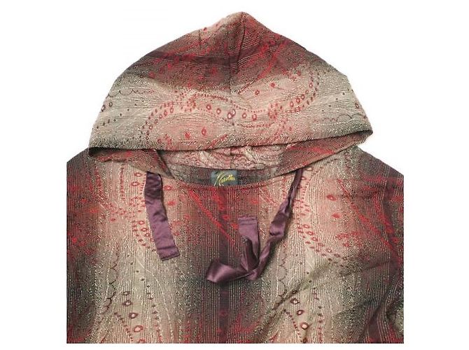 Autre Marque Parka Needles de Rayon e Lã Vermelho - vista 3