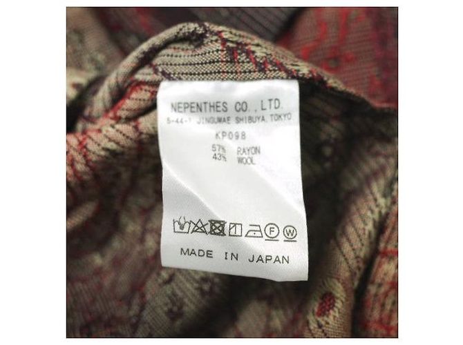 Autre Marque Parka Needles de Rayon e Lã Vermelho - vista 7