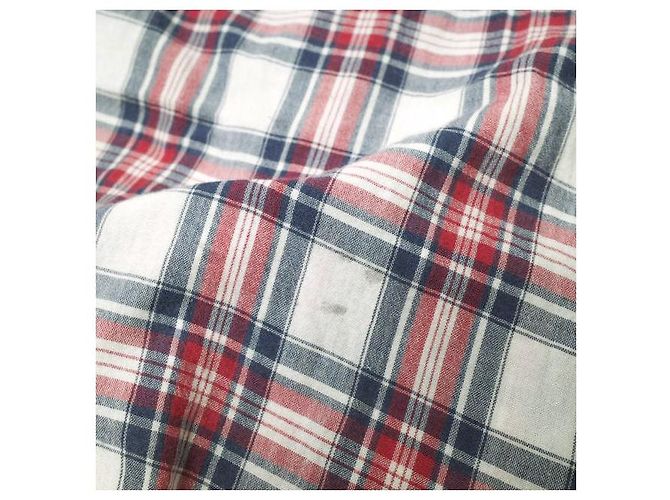 Autre Marque Camisa de trabajo Engineered Garments de algodón Blanco Roja Azul marino - vista 7