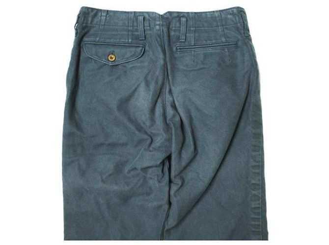 Autre Marque Pantaloni Cropped Puckering in Cotone kolor Blu Blu navy - vista 6