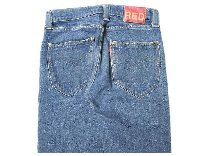 Autre Marque Pantalones de mezclilla Levi's RED 505 STRAIGHT Azul - vista 5