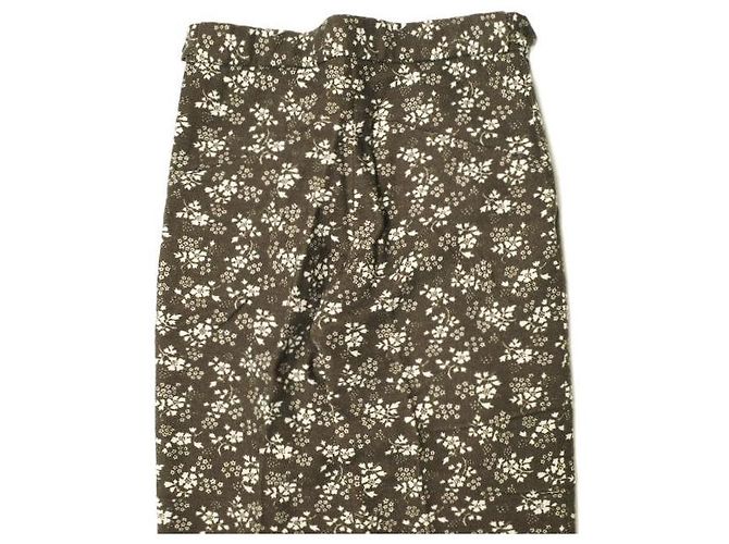 Autre Marque Pantalones de lana Needles Tucked S/T Castaño - vista 5