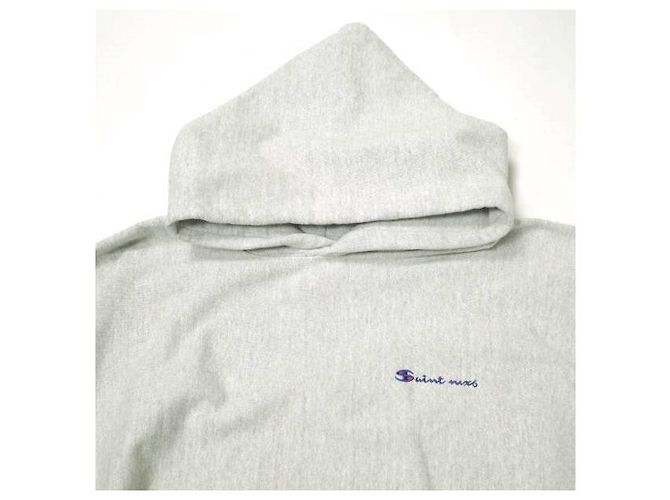 Autre Marque HOODIE LOGO Saint Michael - Sudadera de mezcla de algodón Gris - vista 4