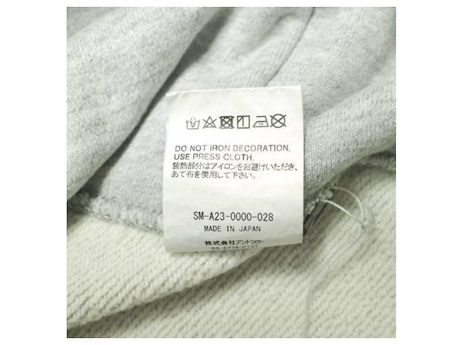 Autre Marque HOODIE LOGO Saint Michael - Sudadera de mezcla de algodón Gris - vista 7