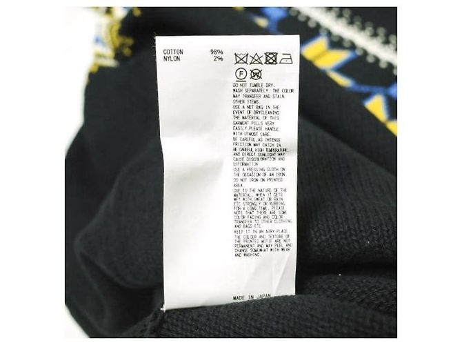 Autre Marque kolor 24SCM-N02302 Stricktop aus Baumwolle und Nylon Schwarz - Ansicht 7