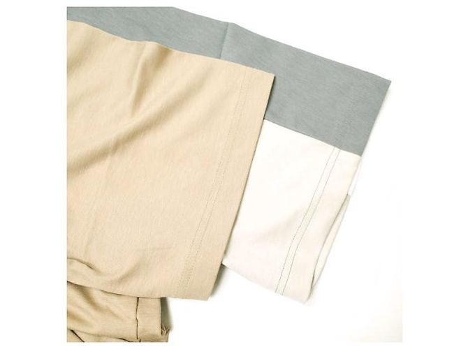 Autre Marque Polo in Light Ponte Kolor Beige - vista 6
