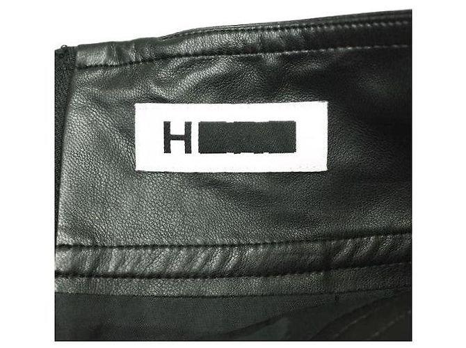 Autre Marque Falda ajustada de CUERO FALSO H BEAUTY&YOUTH Negro - vista 4