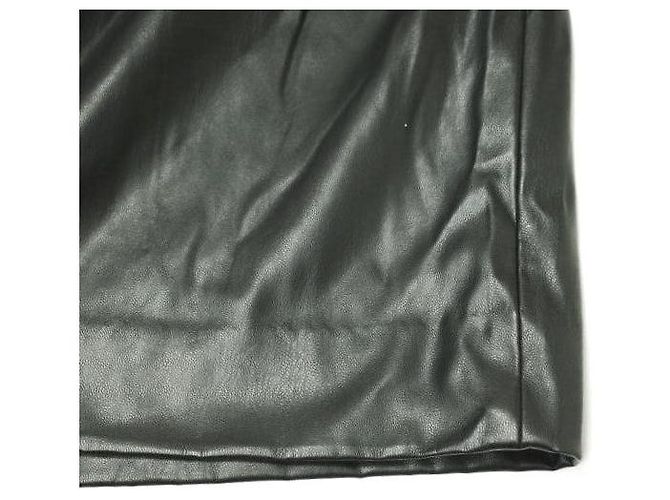 Autre Marque Falda ajustada de CUERO FALSO H BEAUTY&YOUTH Negro - vista 7