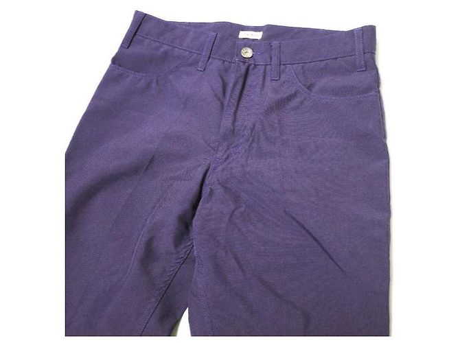 Autre Marque Pantalones de poliéster Sta-Prest INSCRIRE Púrpura - vista 5