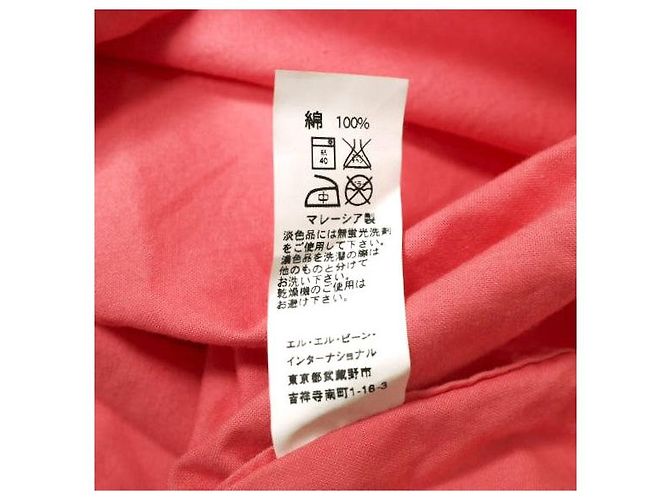 Autre Marque Camisa de algodón de lona lavada al sol para hombres L.L.Bean Rosa - vista 7
