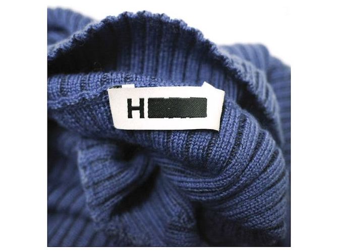 Autre Marque H Beauty&Youth SUÉTER DE LANA RAYÓN DE CUELLO ALTO DE RIB Azul Azul marino - vista 4