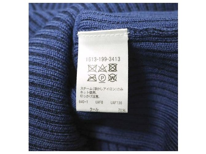 Autre Marque H Beauty&Youth SUÉTER DE LANA RAYÓN DE CUELLO ALTO DE RIB Azul Azul marino - vista 8