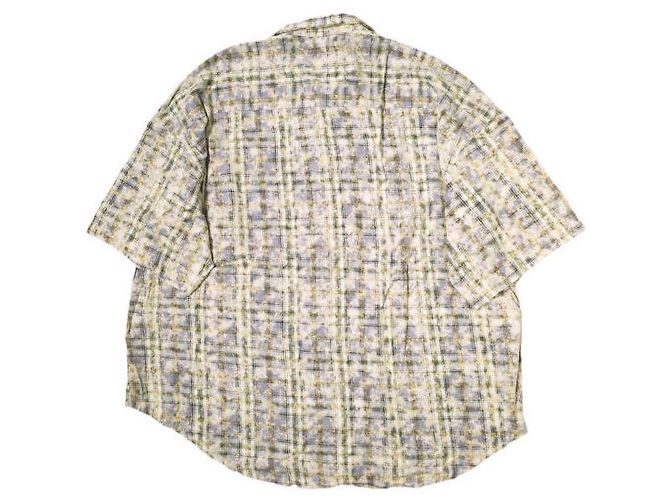 Autre Marque Gracias CHEMISETAS DE CUELLO ABIERTO A CUADROS Camisa de algodón Edición limitada Púrpura - vista 2
