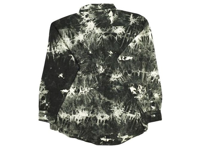 Autre Marque Camisa Larga Tie Dye Danke Schon de Algodón Edición Limitada Negro - vista 2