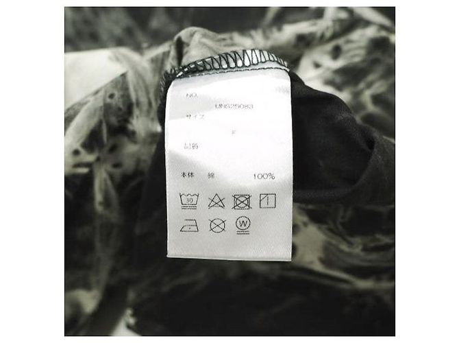 Autre Marque Camisa Larga Tie Dye Danke Schon de Algodón Edición Limitada Negro - vista 8