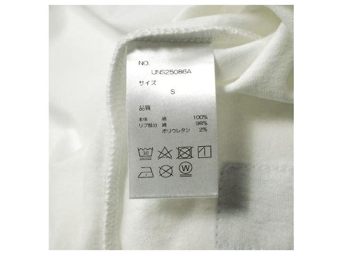 Autre Marque Camiseta de algodón Danke Schon 16OE S/S TEE NOISE Edición Limitada Blanco - vista 8