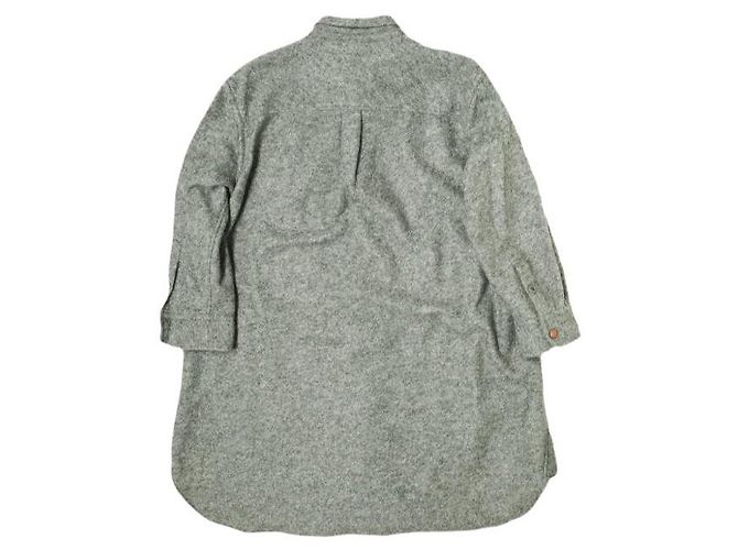 Autre Marque Ais Kabelstrick Wollkleid Grau - Ansicht 2